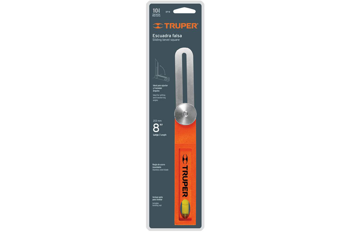 Thước ê ke vuông 8in/203mm EFT-8 Truper - 14382