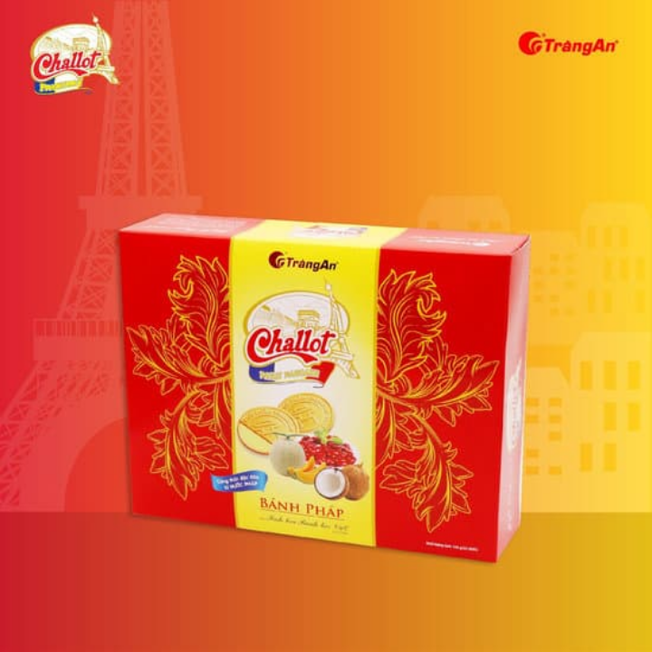 Bánh Pháp Challot hộp 336G chính hãng Tràng An