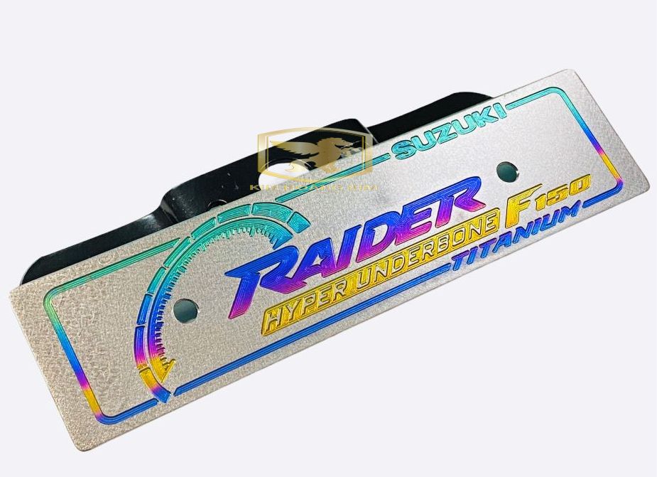 Bảng tên TiTanium Khò gắn Raider + 2 ốc Proti