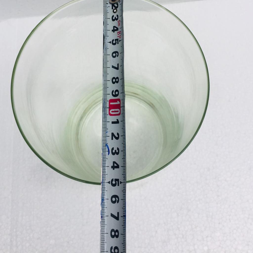 Chậu thủy tinh trụ tròn để bàn 15x30cm