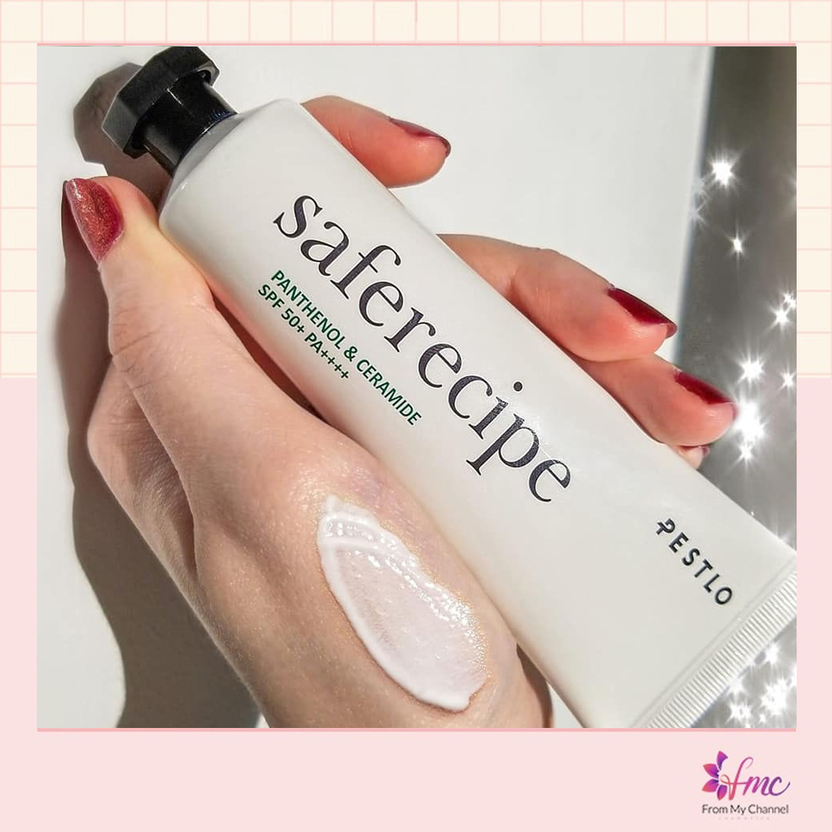[MUA 1 TẶNG 1]  Kem chống nắng an toàn, lành tính PESTLO Safe Recipe Essence SPF50+/PA++++ 15ml/550ml ( BẢNG CŨ ) + Tặng 1 túi chườm giảm đau bụng