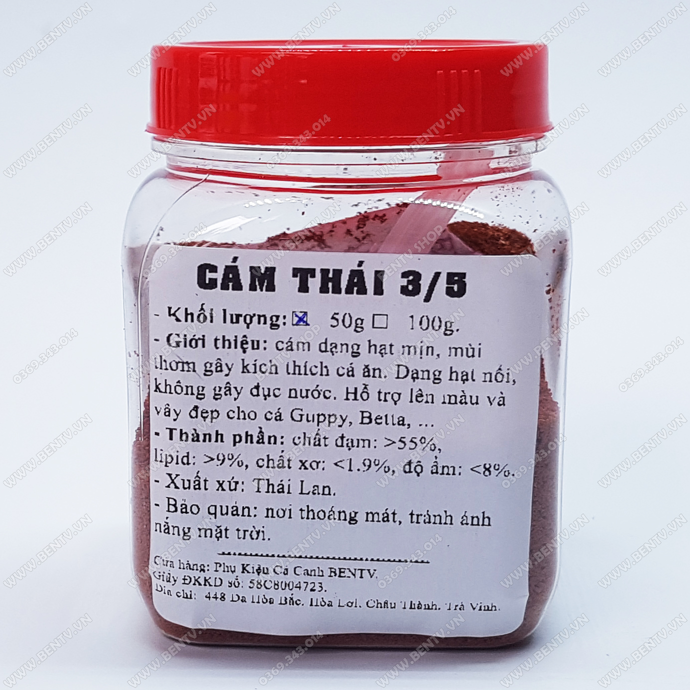 Cám Thái INVE 3/5 - Thức Ăn Cao Cấp Cho Cá Guppy Betta