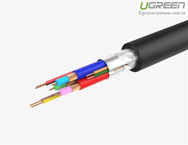 Cáp VGA 3+6C dài 2M cho Màn Hình, Máy Chiếu  Ugreen 11646 Cao Cấp