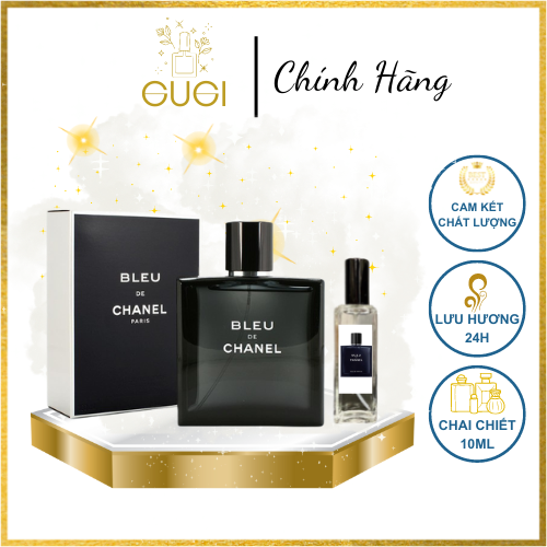 Chính Hãng] Nước hoa nam Bleu de chanel EDP 100ml - Dầu Thơm Bleu de chanel  Hương thơm nam tính quyến rũ 