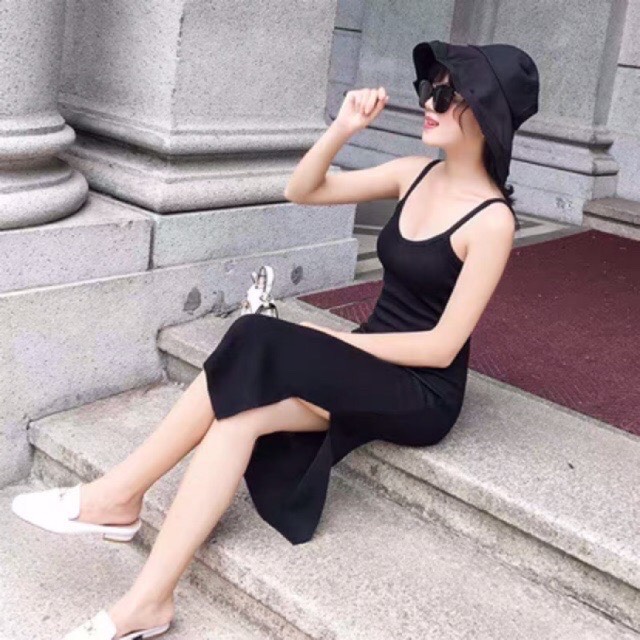 Váy b0dy nư, váy 2 dây xẻ tà hàng siêu xinh