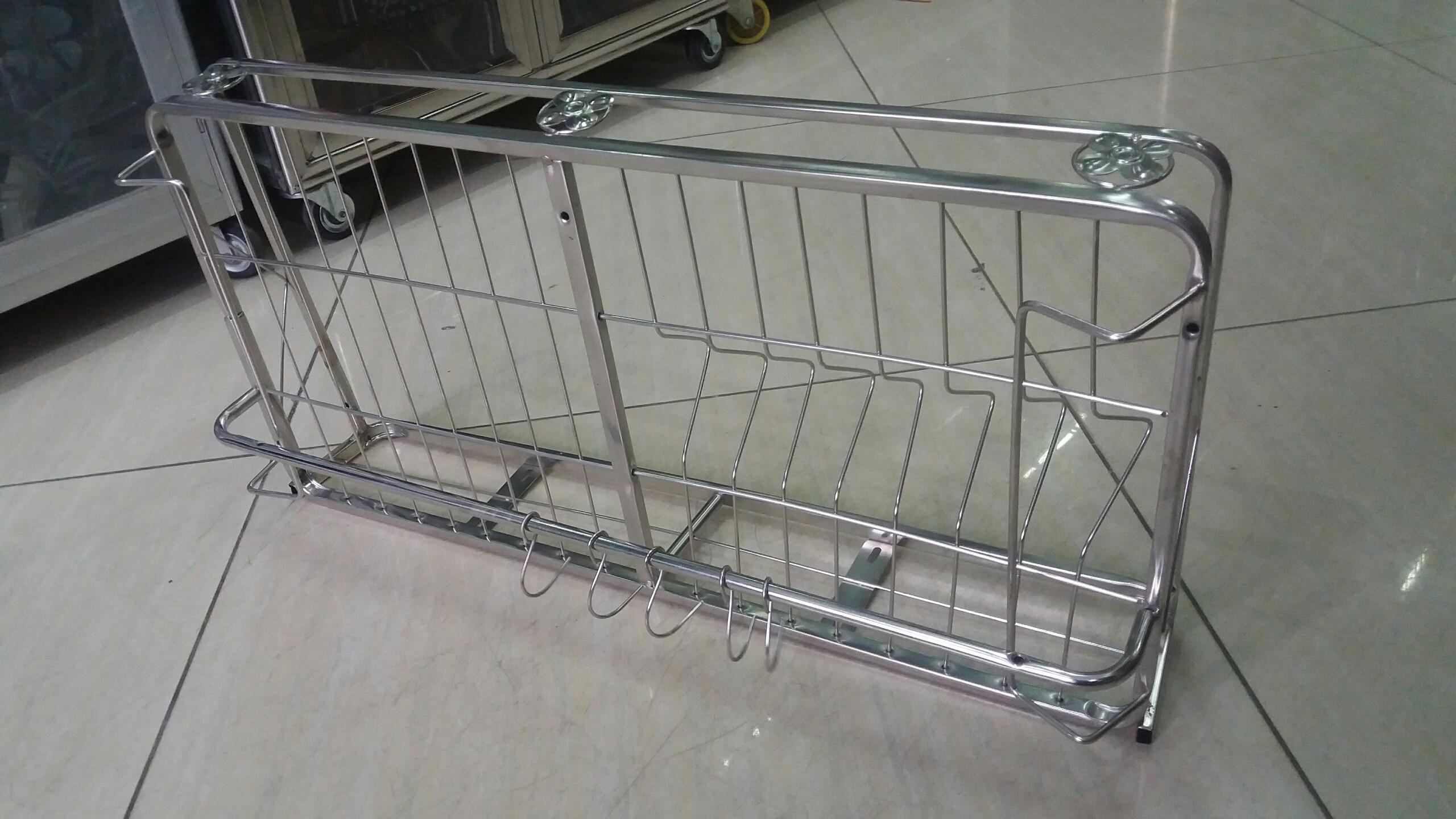 [HCM]KỆ ÚP CHÉN INOX 1 TẦNG - RO36LD1