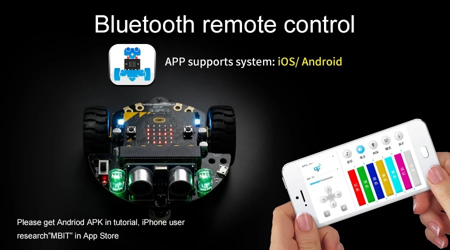 [HCM]Tiny:bit - Xe robot Tiny Bit - Robot lập trình cho trẻ em
