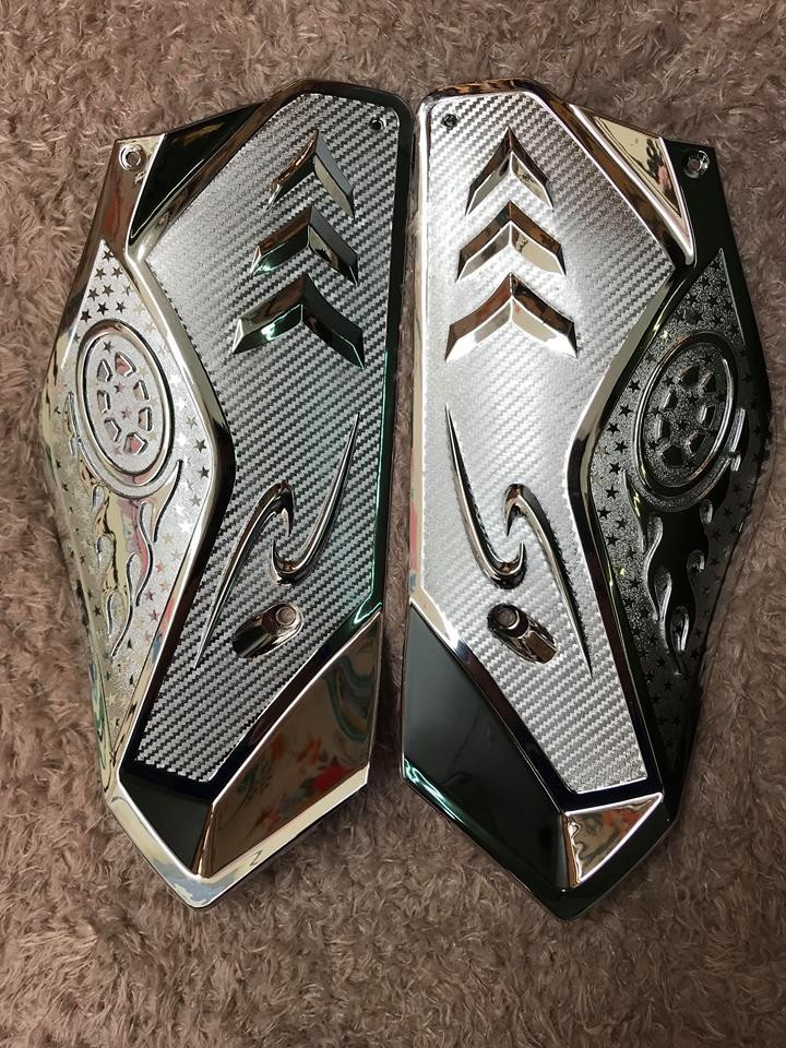 cặp ốp hông lớn mạ crom cho xe air blade 2016 2017 2018 2019