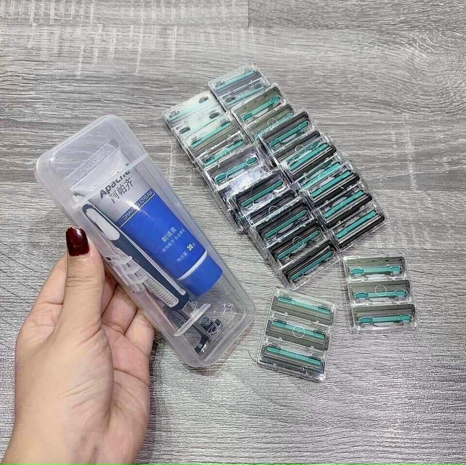 SÉT DAO CẠO RÂU + 36 LƯỠI DAO