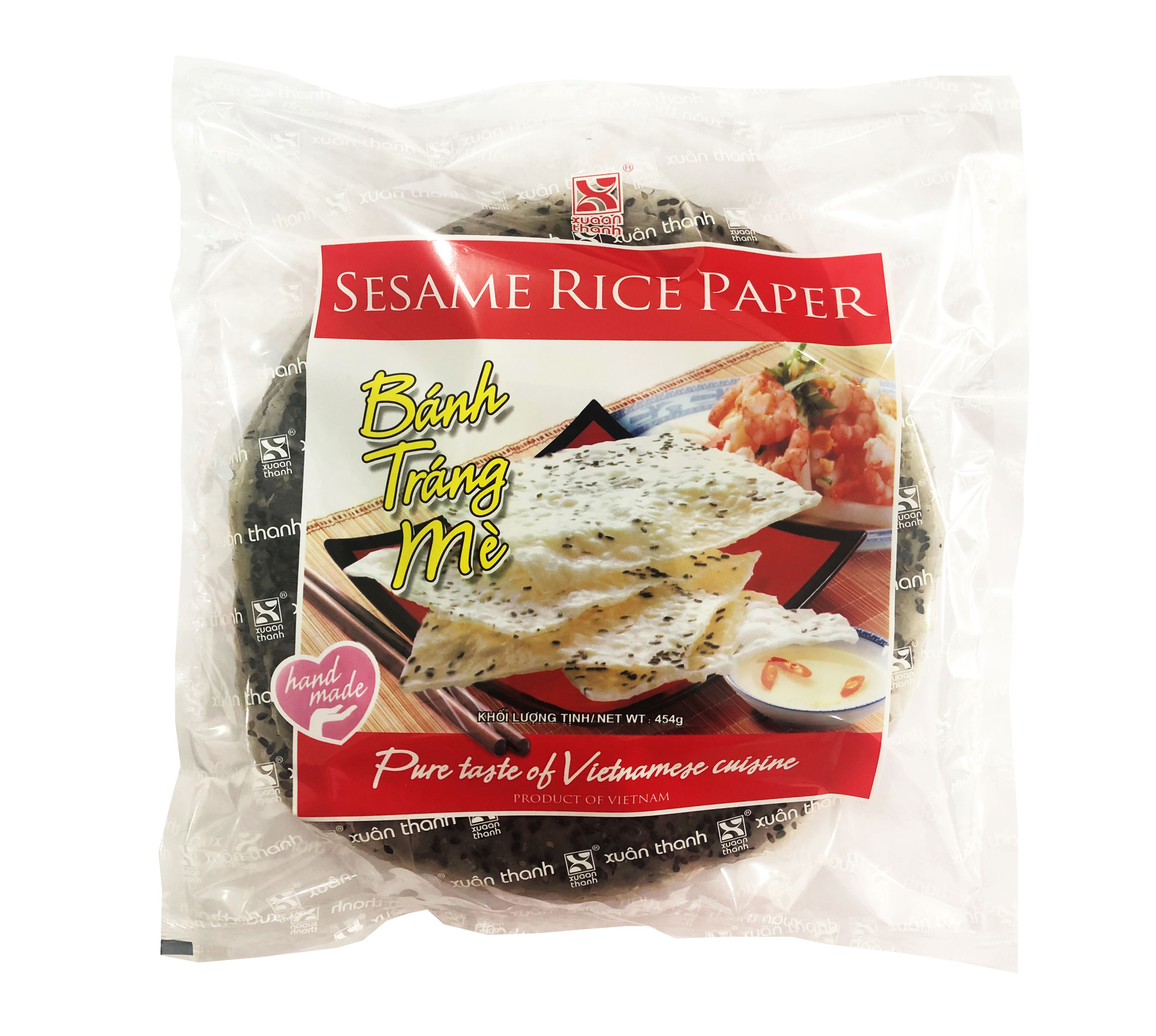 Bánh tráng mè đen Xuân Thanh 454g