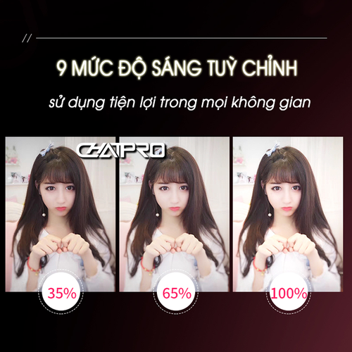 Đèn Live Stream 33/36/45/54cm 3 Kẹp + 3 Chế Độ + Remote + Chân 2m