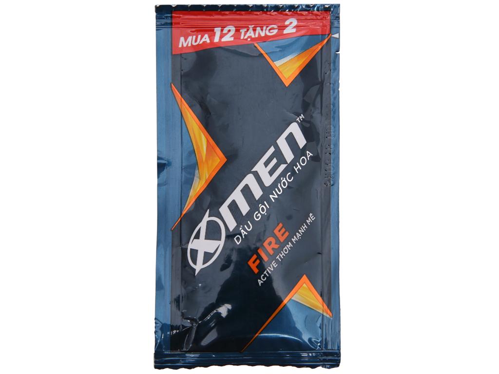 Combo 3 Dây Dầu Gội Xmen Wood/ Fire (Dây 12 Gói Tặng 2)