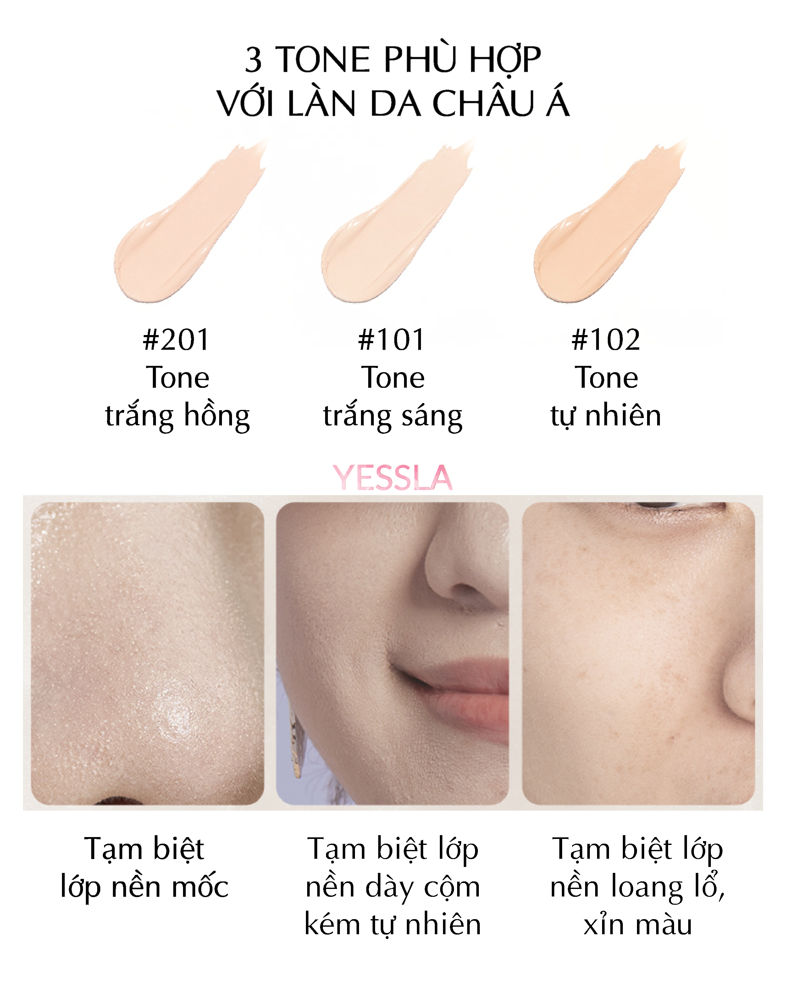 BABREA – Kem nền che khuyết điểm lâu trôi