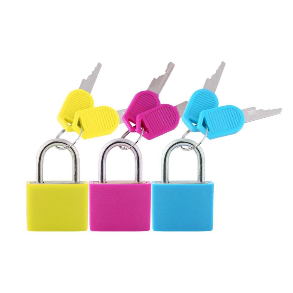 [New] Ổ khoá mini Color Padlock nhiều màu (khóa valy, khóa balo, khóa túi xách, khóa chống trộm) - N003