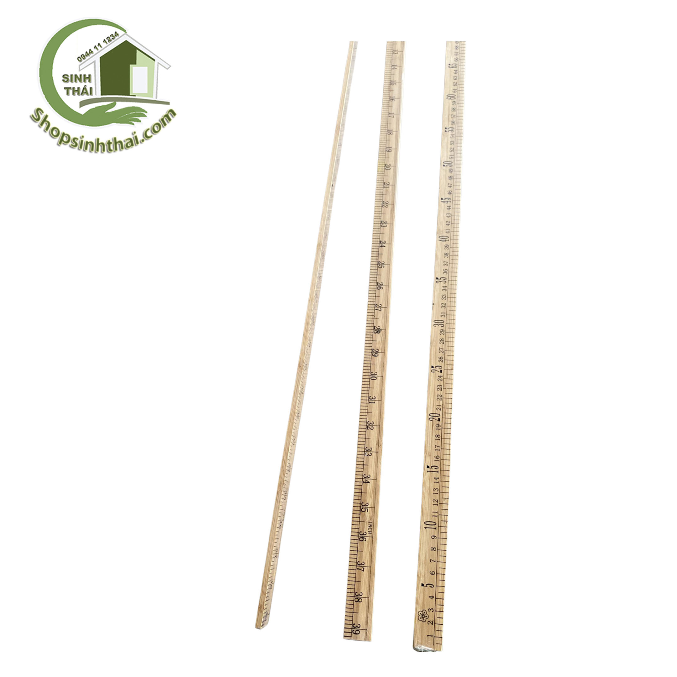 [HCM]Thước gỗ đo mm thước dài 1 mét ( 100cm )