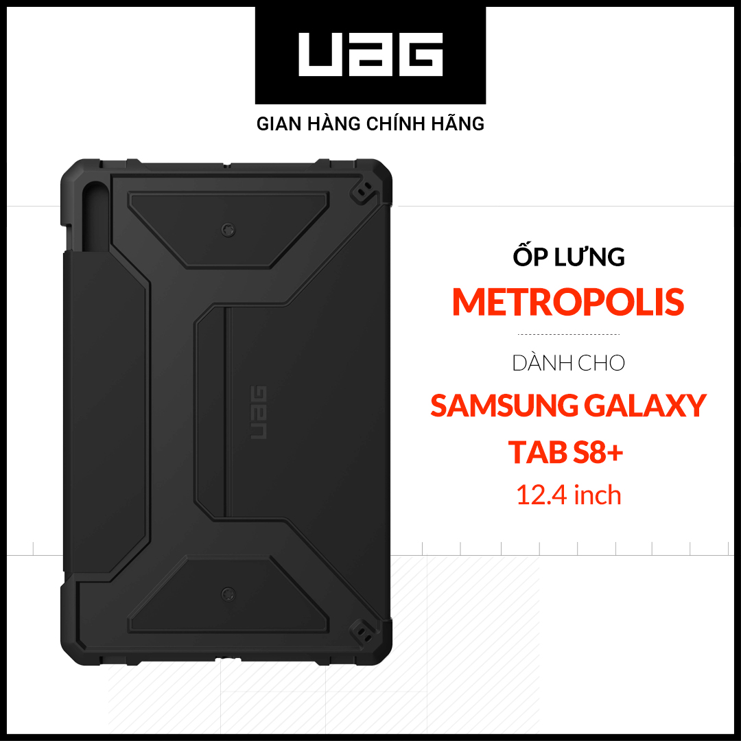 Ốp UAG Metropolis Samsung Galaxy Tab S8+/Tab S7+