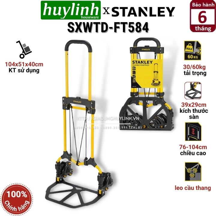 Xe kéo đẩy hàng leo cầu thang stanley sxwtd-ft584 - tải trọng 30/60kg