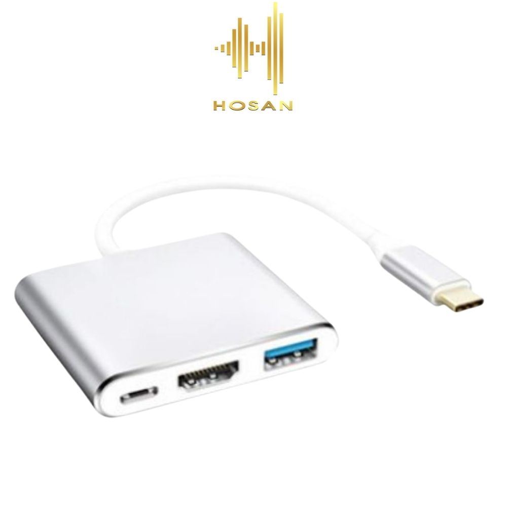Cáp chuyển đổi Type C to HDMI 4K UHD / USB / Type C