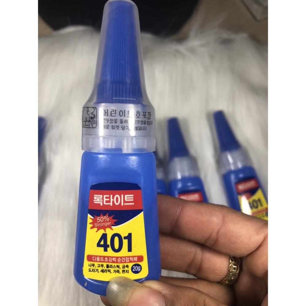 Keo 401 , keo dán móng đính đá siêu dính