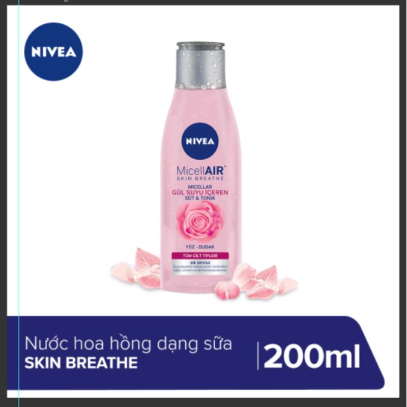 Nước hoa hồng dạng sữa Nivea Micellair Skin Breathe 200ml_82369 nhập khẩu
