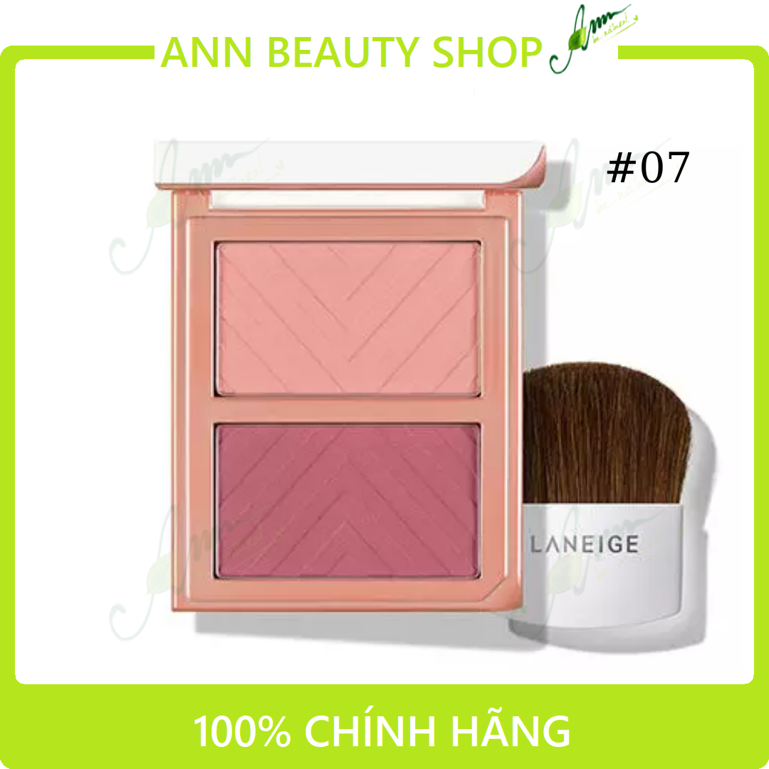 Má hồng Laneige Ideal Blush Duo (tặng kèm cọ)