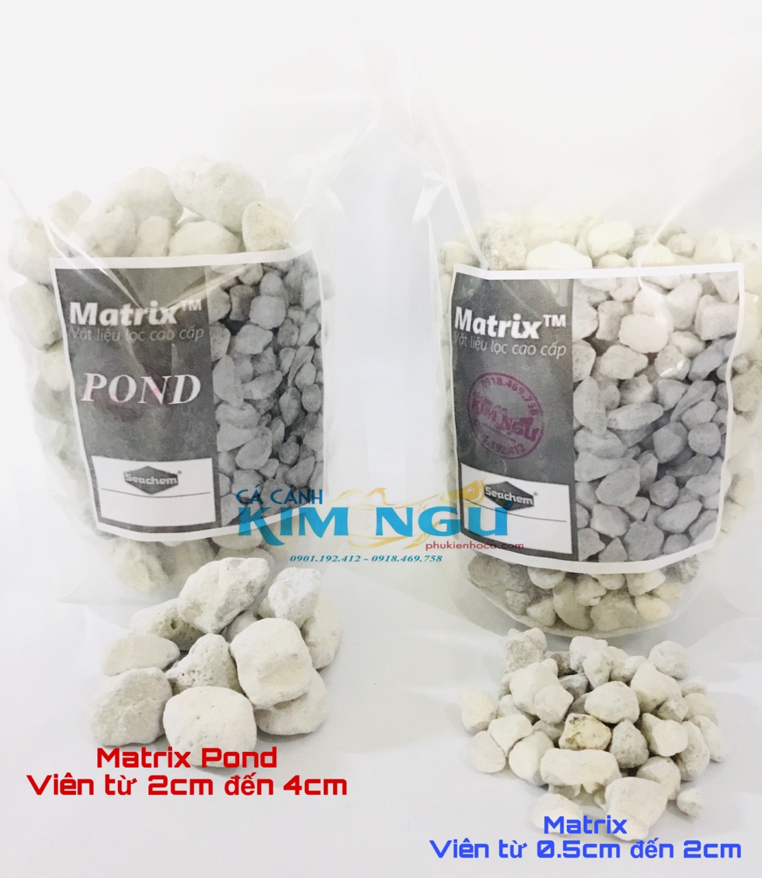 VẬT LIỆU LỌC SEACHEM MATRIX (CHIẾT LẺ) HỒ CÁ CẢNH