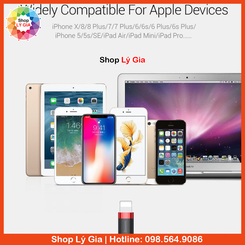 Cáp sạc dây dù USB to Lightning Baseus dây dù siêu bền cho iPhone, iPad