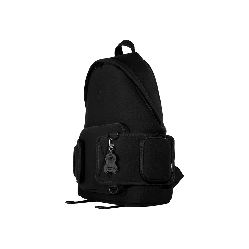 Front The Rook Backpack D421 Gen 3 - Black - M ♟ Balo Front Chất Liệu Neoprene Cao Cấp