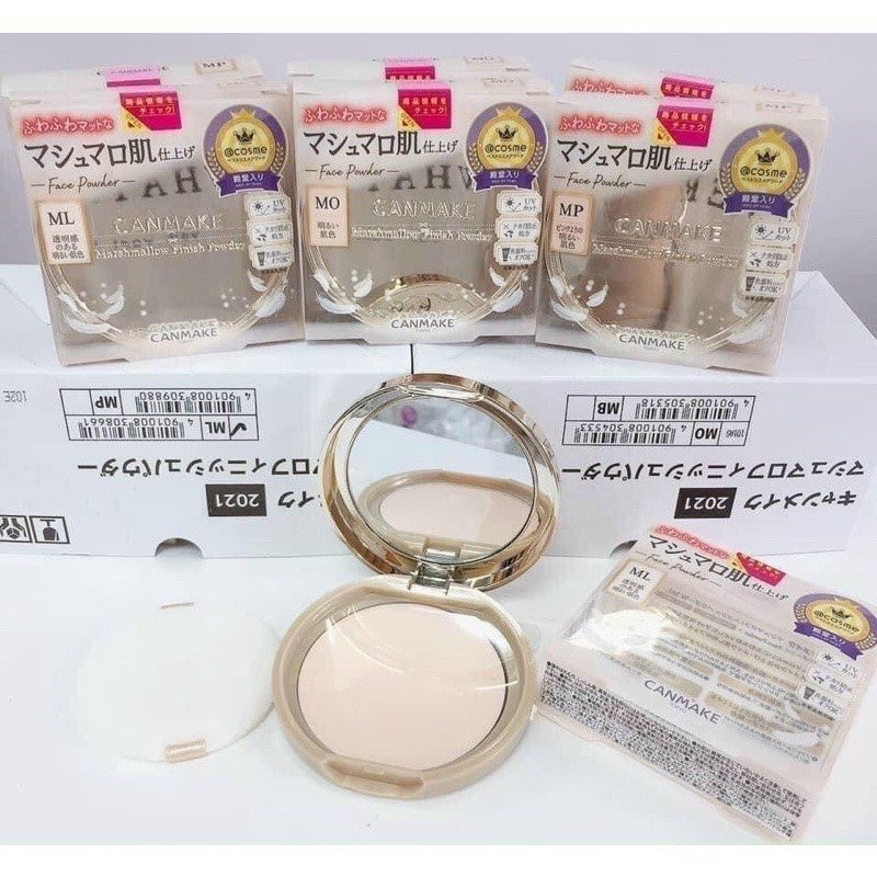 Phấn Phủ CANMAKE NHẬT BẢN (Mẫu Mới 2024)