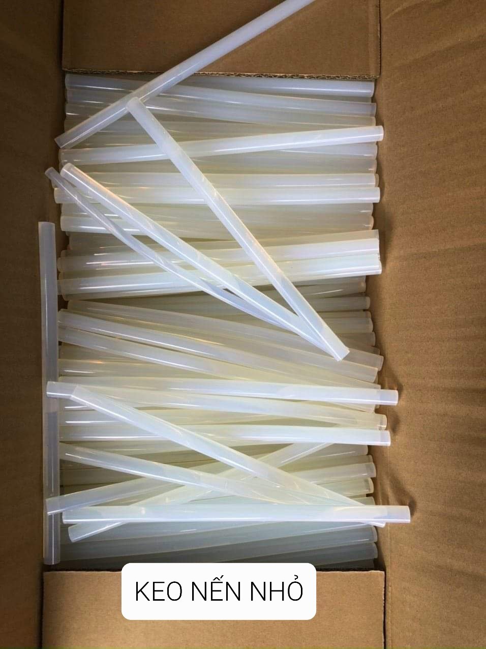 Cây keo nến Silicon, keo nhỏ 7mm dài 27cm, dùng cho súng bắn keo nhỏ