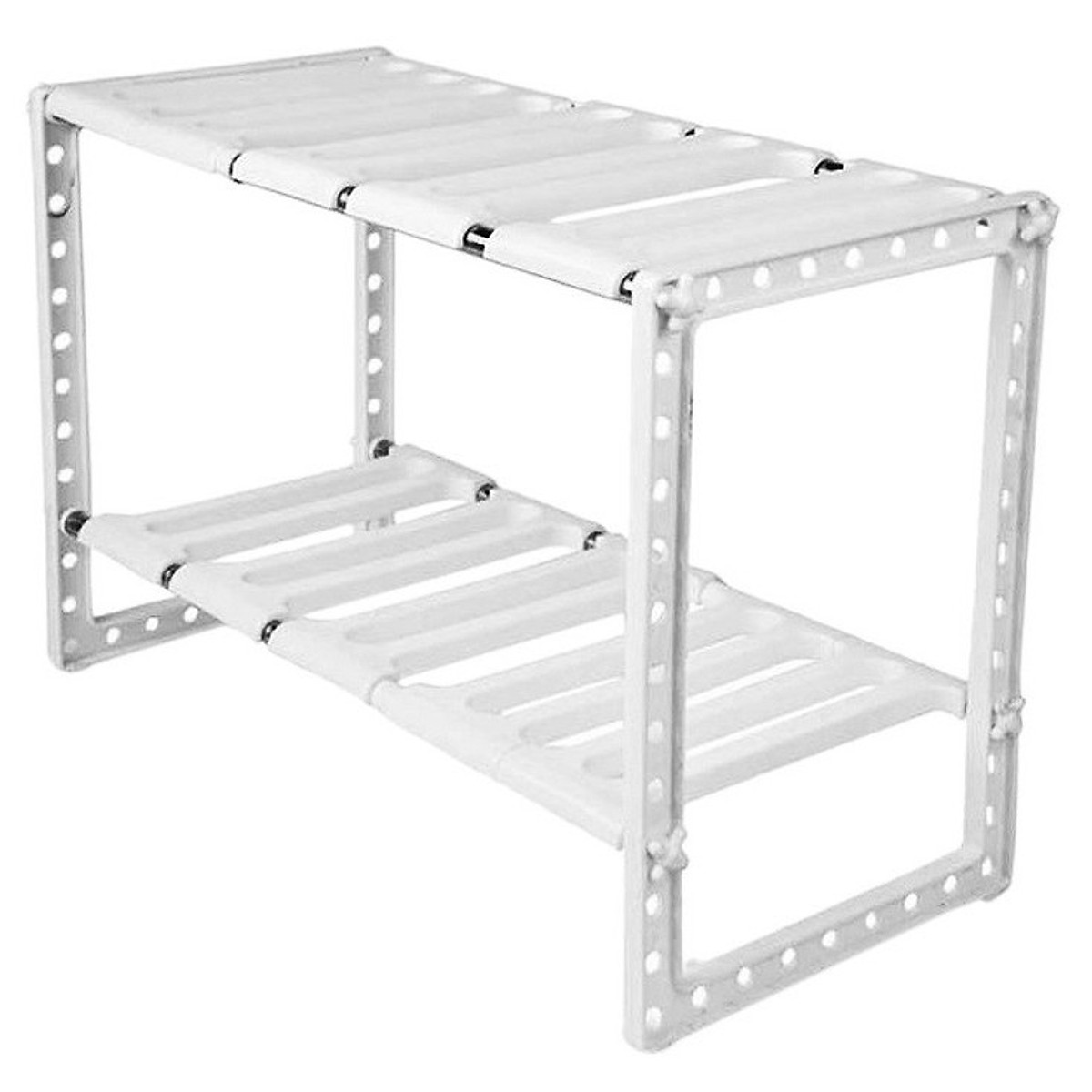 Kệ để đồ gầm trạn nhà bếp 2 tầng đa năng cao cấp - nhỏ gọn - tiện dụng - chắc chắn