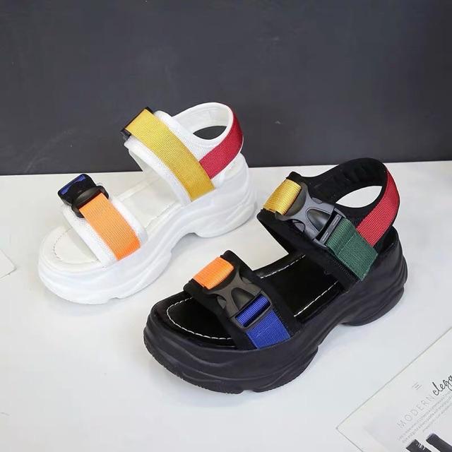 Sandal quai dán 7 màu mới GIÀY LINHLINH