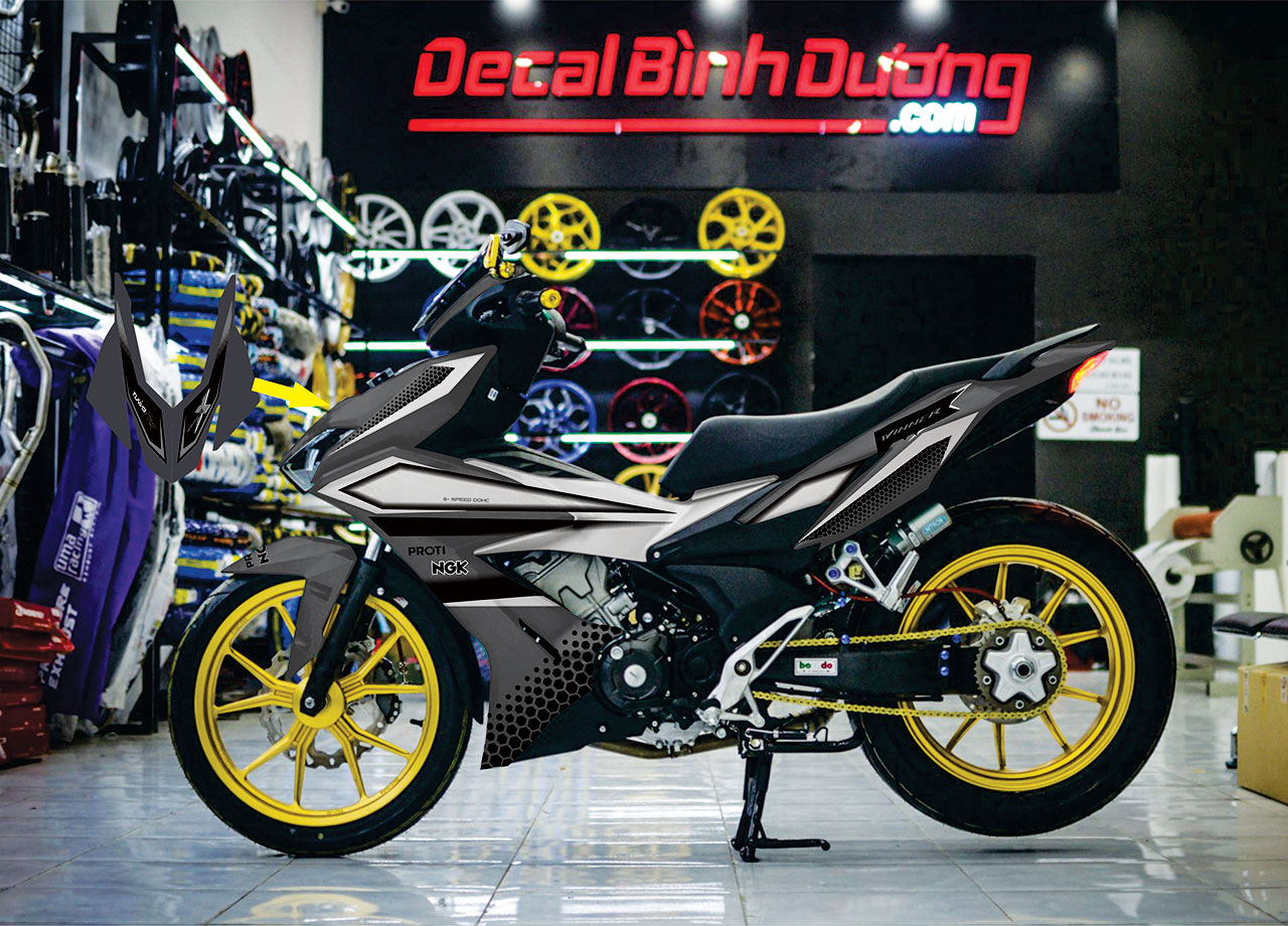 Tem Winner X Xám Đen Đẹp Nhất