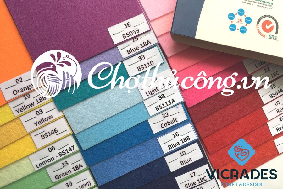 Combo 10 pcs Non-woven Felt Fabric DIY Craft (30x30cm)