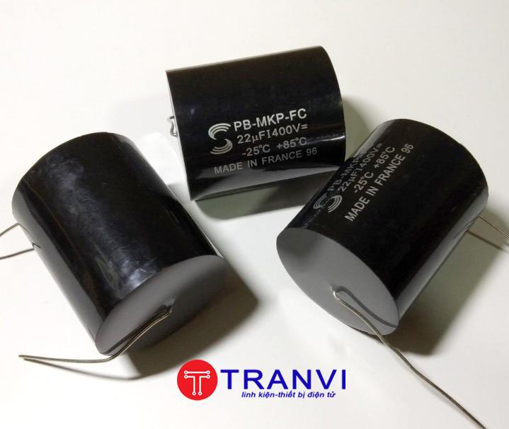 TỤ PHÂN TẦN LOA 22MF 400V-BỘ 2 CÁI