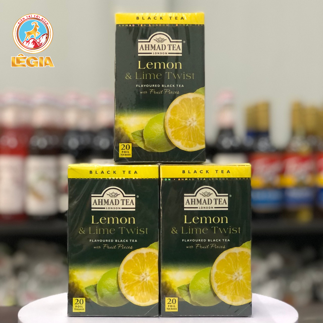 TRÀ AHMAD CHANH 40G - AHMAD LEMON & LIME TWIST TEA 40G