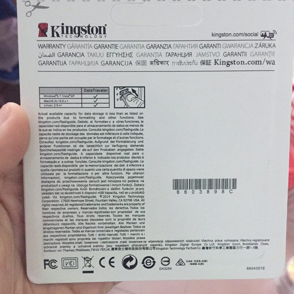USB Kingston 8gb DT101( Hàng đủ dung lượng )