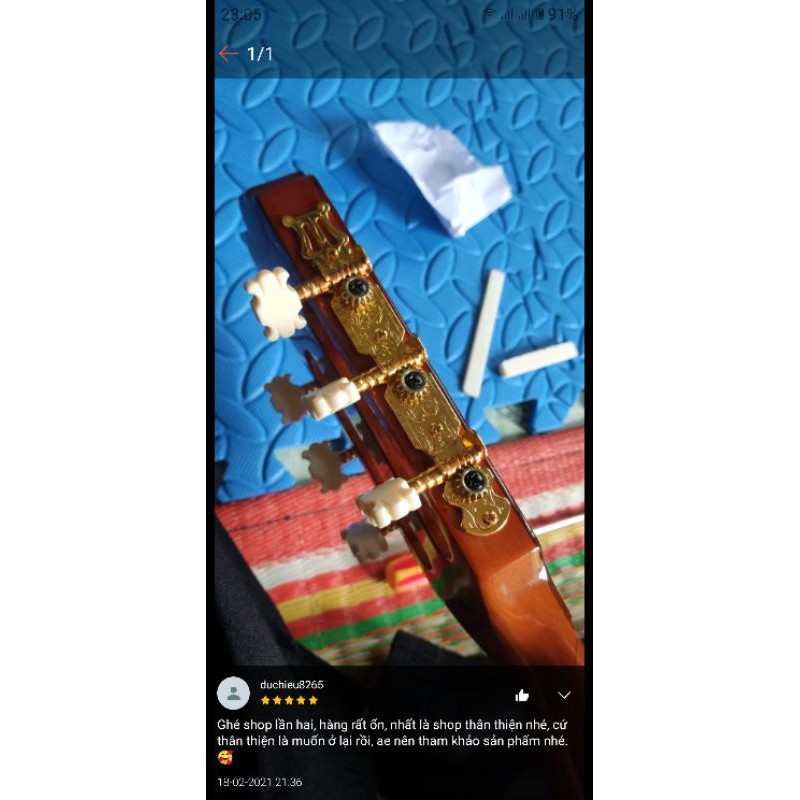 Khóa đàn guitar CLASSIC mạ vàng [đầy đủ ốc vít] TYTYmusic
