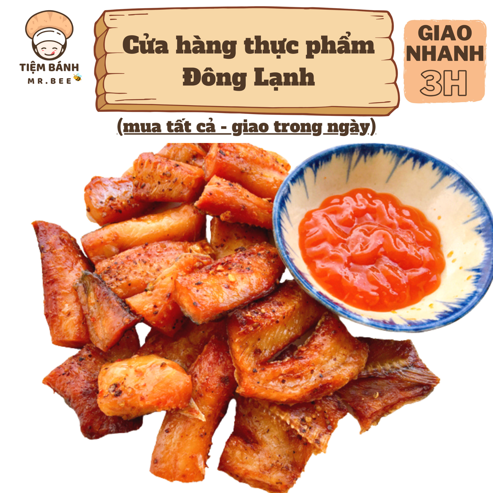 [Chỉ giao HCM] – Khô Cá Lóc 1 Nắng
