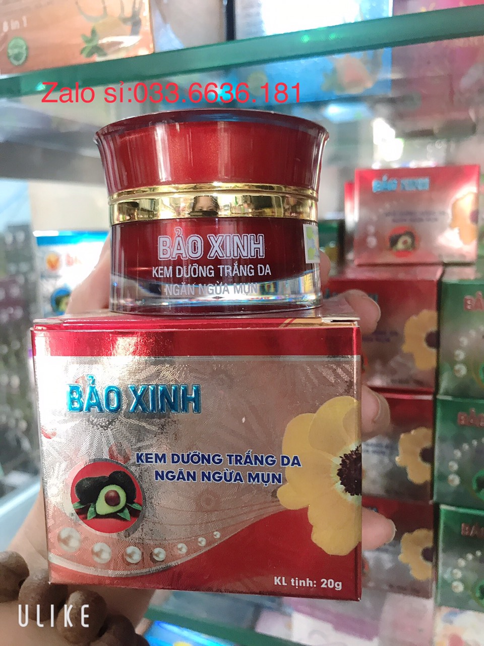 Kem bảo xinh dưỡng trắng da- ngăn ngừa mụn 20g