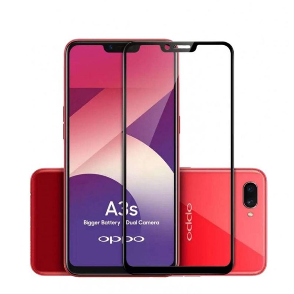 Cường lực full màn cho Oppo A3s (Đen)