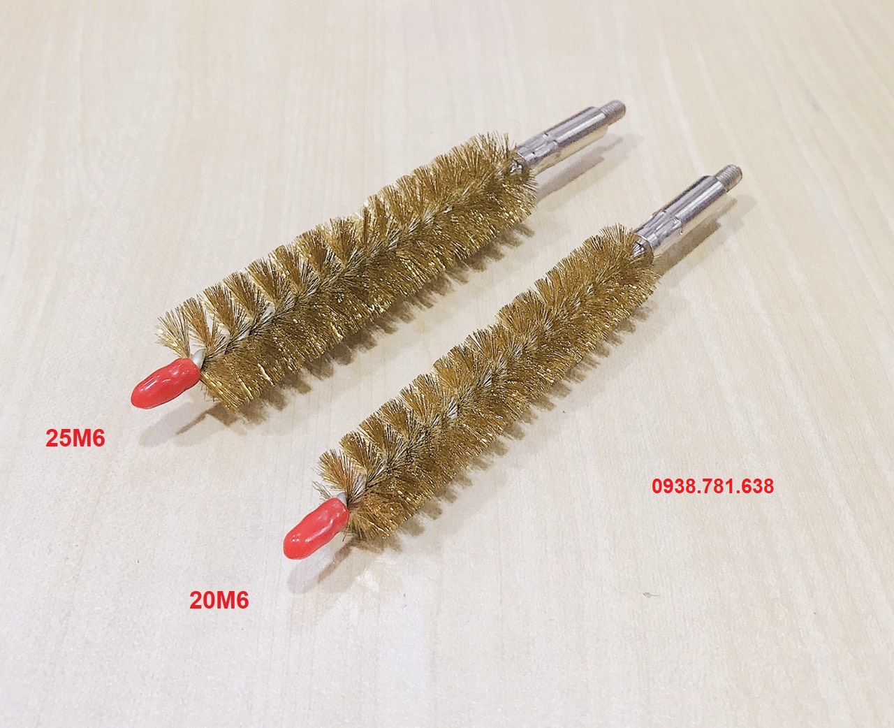 Chổi cước thông ống Đồng ren M6