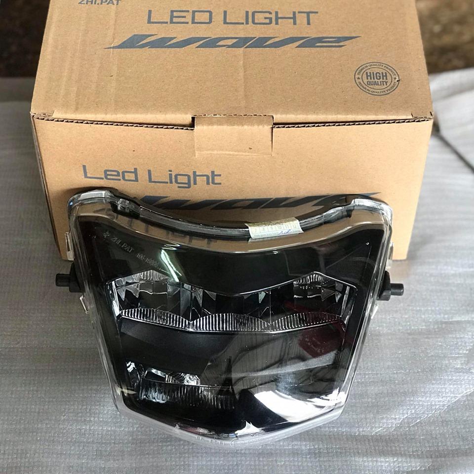 Pha led 2 tầng Zhipat Đen gắn Wave A