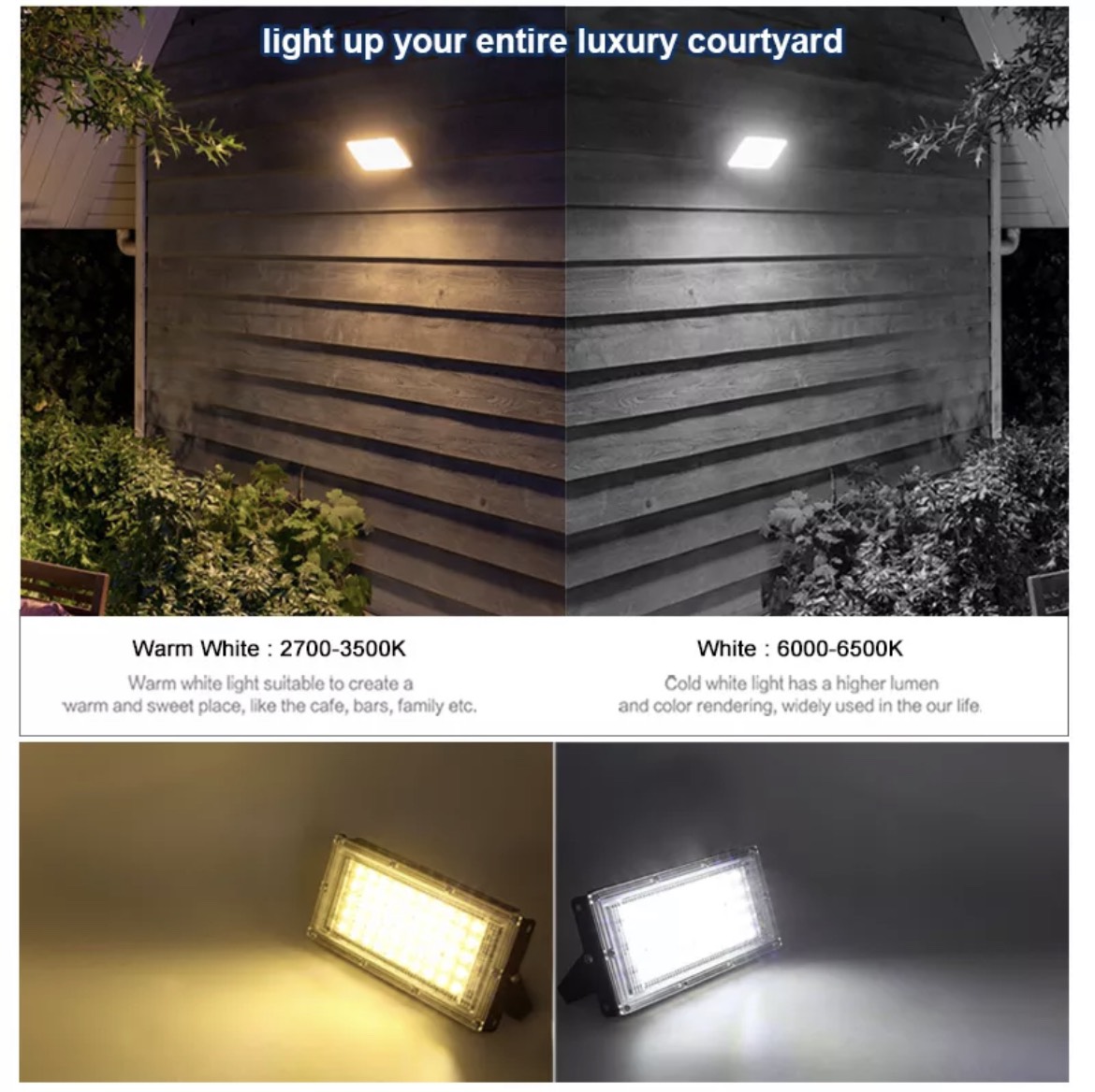 Đèn pha led 50w 220v