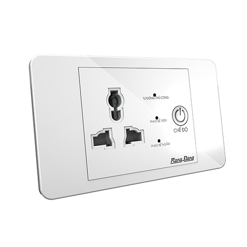 Ổ cắm máy bơm an toàn Rạng Đông Model: OC03.MB 16A