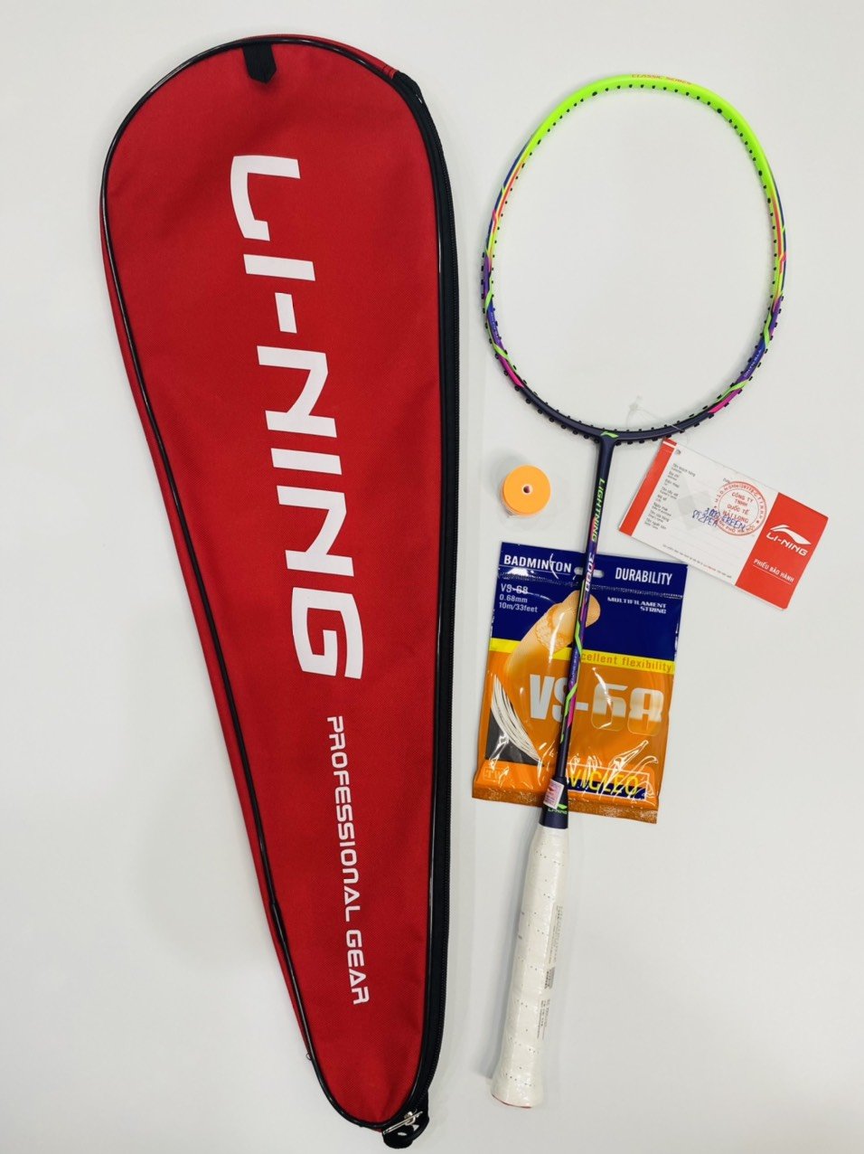 [CHÍNH HÃNG] Vợt Cầu Lông Li-Ning 3000 Green Tặng ( Quấn Cán + Công căng Vợt + Bao Đựng Vợt )