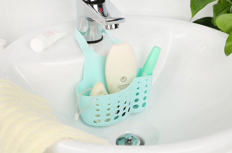 Giỏ nhựa treo bồn rửa chén