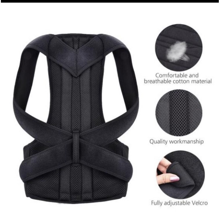 [HCM]đai chống gù lưng có nẹp ATrox - M