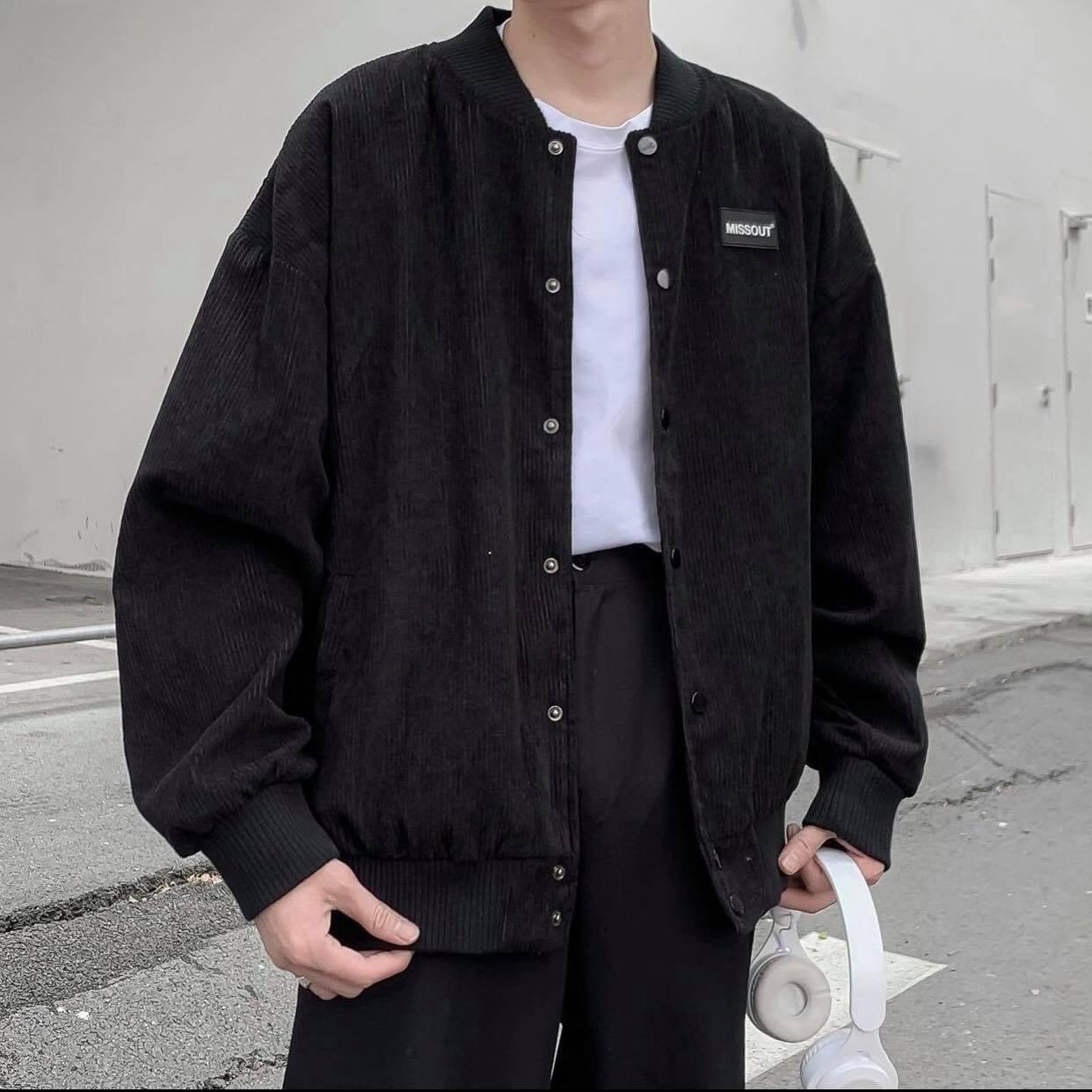 Áo khoác bomber Missout nam nữ