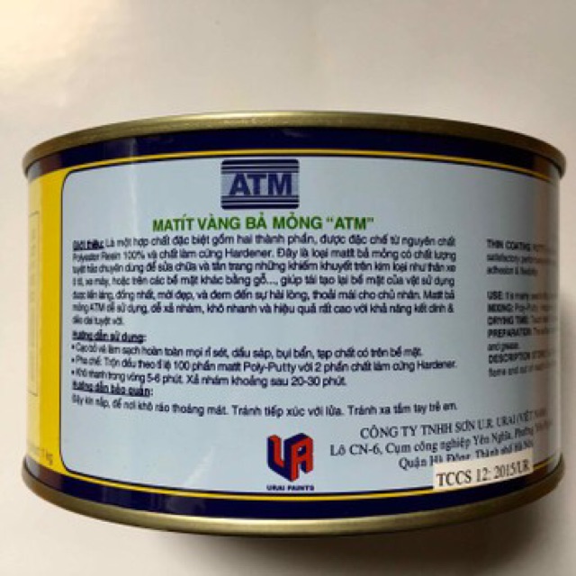 Bả matit ATM 1kg